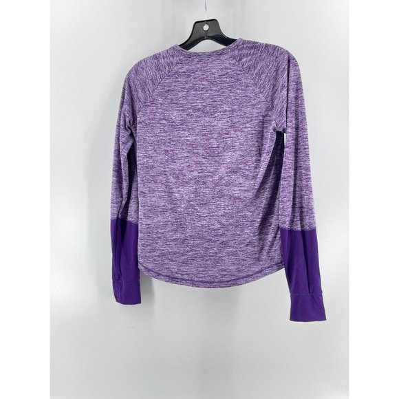 Danskin Now Girl's Long Sleeve Purple Activewear Shirt Top Size XL 14-16 - Picture 3 of 7